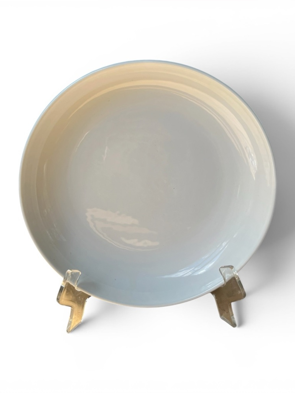 IKea Round Oven to Table White Feldsbar Porcelain Baking Dish - Microwave Safe